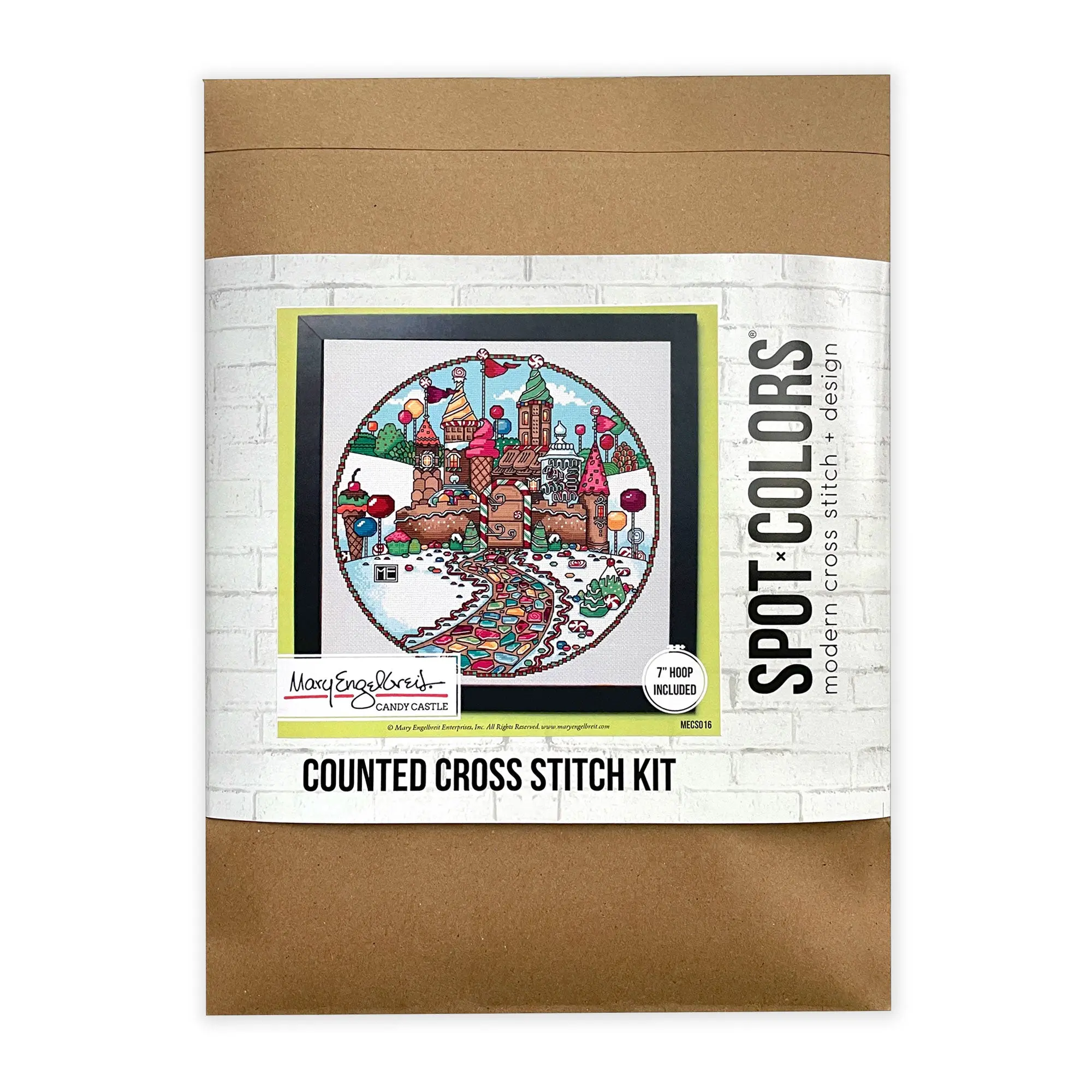 Candy Castle Counted Cross Stitch Kit