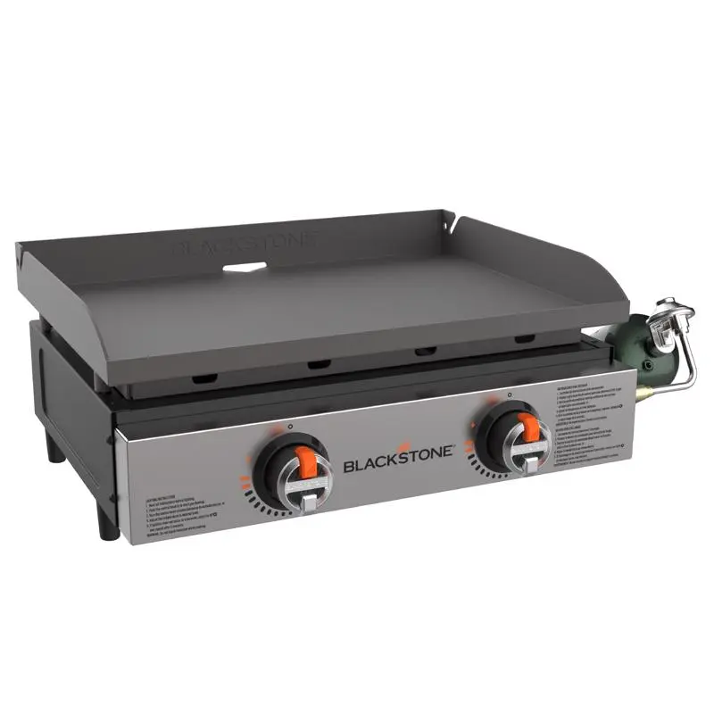 Blackstone 22 in. Tabletop Size Steel Surface Griddle with Nonstick Flat Cooking Top for Outdoor Grilling (Camp Kitchen, Camping & Hiking Sports & Outdoor Use)