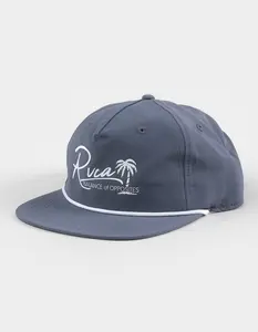 RVCA  Mens Vacay Snapback Hat, Navy