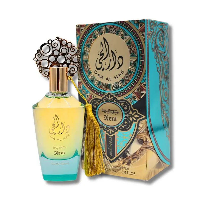 3.4 fl.oz Al Perfume Dar Al Hae Jadeed New Middle Eastern Dubai Luxury Cologne Eau De Toilette Spray, woody cologne for everyday wear, party Valentine's Day gift, Christmas gift for her