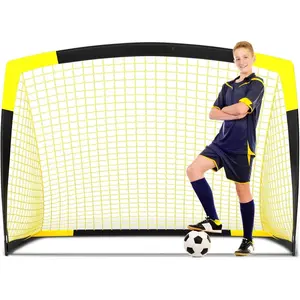 Soccer Goal Pop Up Foldable Soccer Net for Backyard 7x5FT,5x3.6FT,4x3FT,3x2.2FT