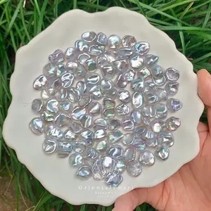 OPCO-【Petal Pearls+Design+Brooch+Fast Shipping】(Min 2 pcs Petal Pearls) (Open in Live) Freshwater Baroque Petal Pearls Multi Colors Genuine Freshwater Petal Pearls