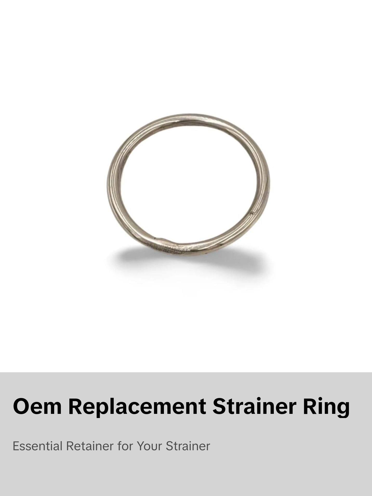 Replacement Retainer Ring for Medium Strainer