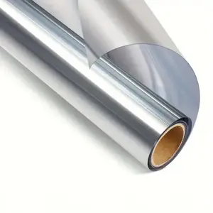 Mirror Effect Reflective Window Film, Self-adhesive Sunshade Control Glass Door Film, Window Film for Home Living Room Bedroom