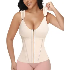 Women's Waist Trainer Vest Tummy Control Body Shaper Fajas Colombianas Sculpting Cincher