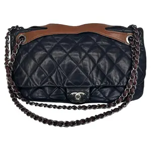 Pre-owned CHANEL Lambskin Shoulder Bags In The Mix Medium Iridescent Leather Shoulder Bag CHA.B.1027