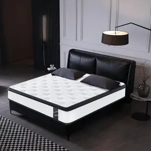 Twin Size 12 Inch 7-Zoned Cool Memory Foam Individual Pocket Spring Hybrid Mattress Furniture Durability