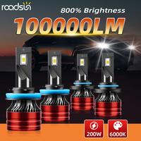 4pcs high beam+low beam