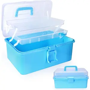 13 Inch Cake Decorating Storage Case, Suitable for Storing Baking Supplies (NOT INCLUDED), Blue