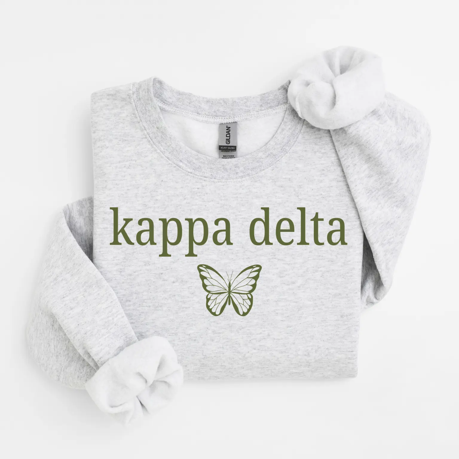 Kappa Delta Green Butterfly Sweater
