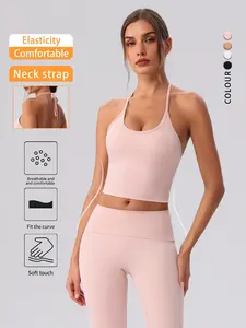 Summer Gym Essentials: Blush Backless Bralette Set, Must-Have Workout, #tryoncollection #gymfashion