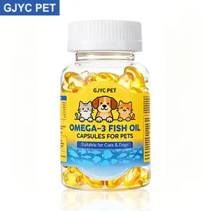 Pet Fish Oil Capsules for Dogs & Cats – Deep Sea Omega-3 Supplement with EPA & DHA, Supports Skin & Coat Health, Daily Wellness Formula with Vitamins A, D3 & E, 1 g Softgels outdoorfun