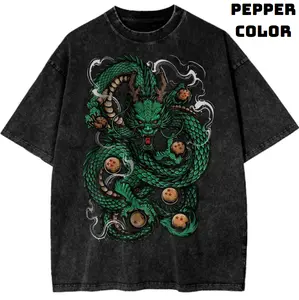 Shenron Vintage Graphic Tees, Anime Tshirt, Dragon Ball Z Shirts, Anime Clothing, Unisex Manga Anime Shirt Top Menswear Womenswear Streetwear