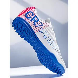 Professional Men's TF Soccer Shoes, Anti-Slip Wear-Resistant Outdoor Sports Training Boots, Comfortable Breathable Artificial Grass Cleats, Football Field Boots