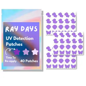 Ray Days UV Detection Patches, 40 count color changing patches protect yourself year round!