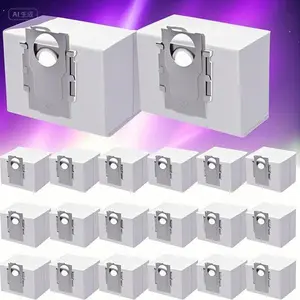 3.5L Disposable Dust Bags for Robot Vacuums, 20 Pack Large Capacity Replacement Bags, Compatible with Multiple Roborock Models, No Leak Design, Convenient Cleanup Accessories for Home Maintenance