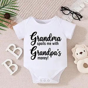 Baby Boy One Piece Bodysuit Short Sleeve Crawling Clothes