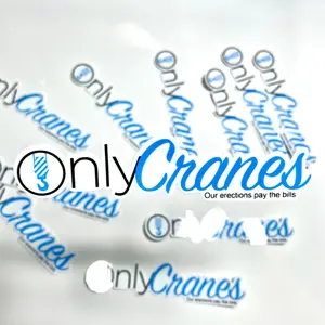 Only Cranes Hard Hat Sticker, Decal Tradesman Dad Gift Sticker, Electric Pannel, Hard Hat Stickers, Blue Collar Sticker,Safety Decal Decor Decorative