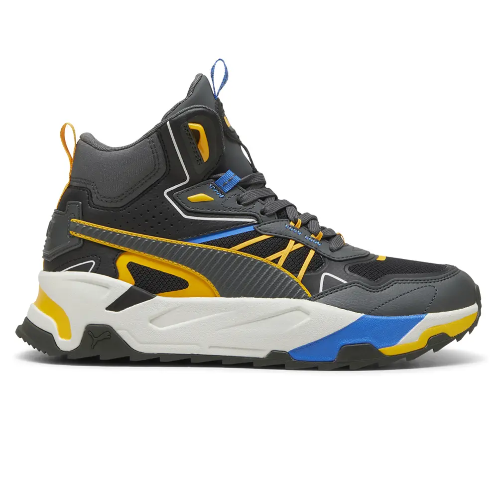 PUMA Mens Trinity Mid Hybrid Lace Up Sneakers Shoes Casual - Black