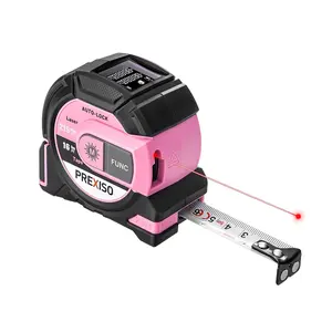 PREXISO 2-in-1 Laser Tape Measure- 215Ft Laser Measuring Tool & 16Ft Measuring Tape with Movable Magnetic Hook - Laser Measurement Tape - Pythagorean, Area, Volume, Ft/Ft+in/in/M Unit-NOT Digital