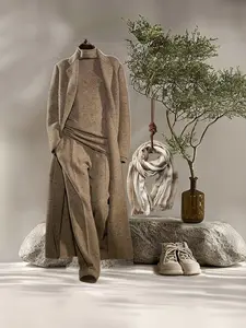 COOFANDY B Men's Sets Soft Leisure Casual Simple 3 Piece Set Minimalism Outfits Gift Ideas Fathersdaygift Long Sleeves