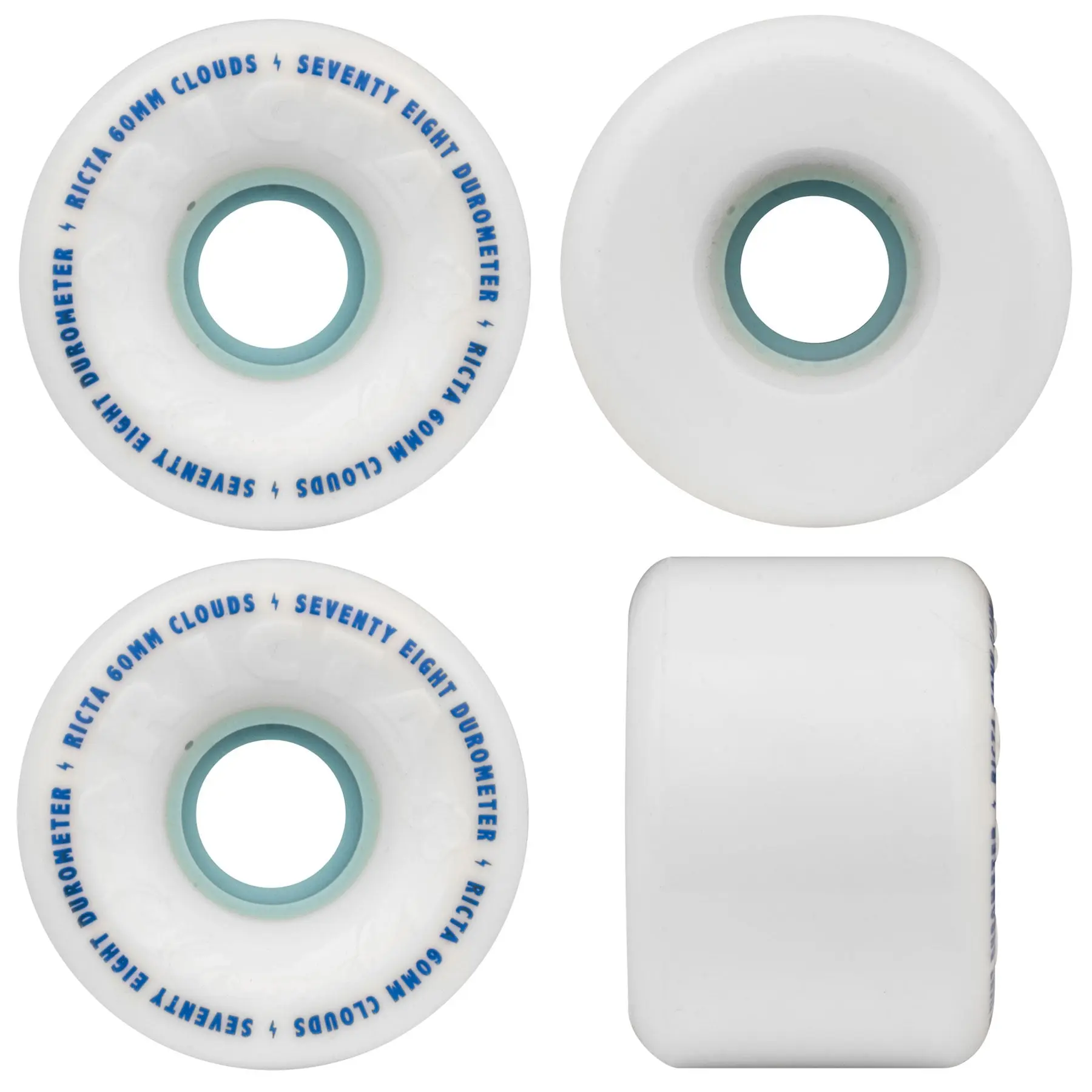 Ricta Wheels 60mm Clouds 78A White/Blue