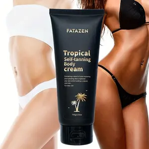 Fatazen 100g Natural Plant Extract Self-Tanning Cream, Even Pigmentation, No Streaks, Creates Natural Bronze, Easy Application, Ideal for Tanning Enthusiasts