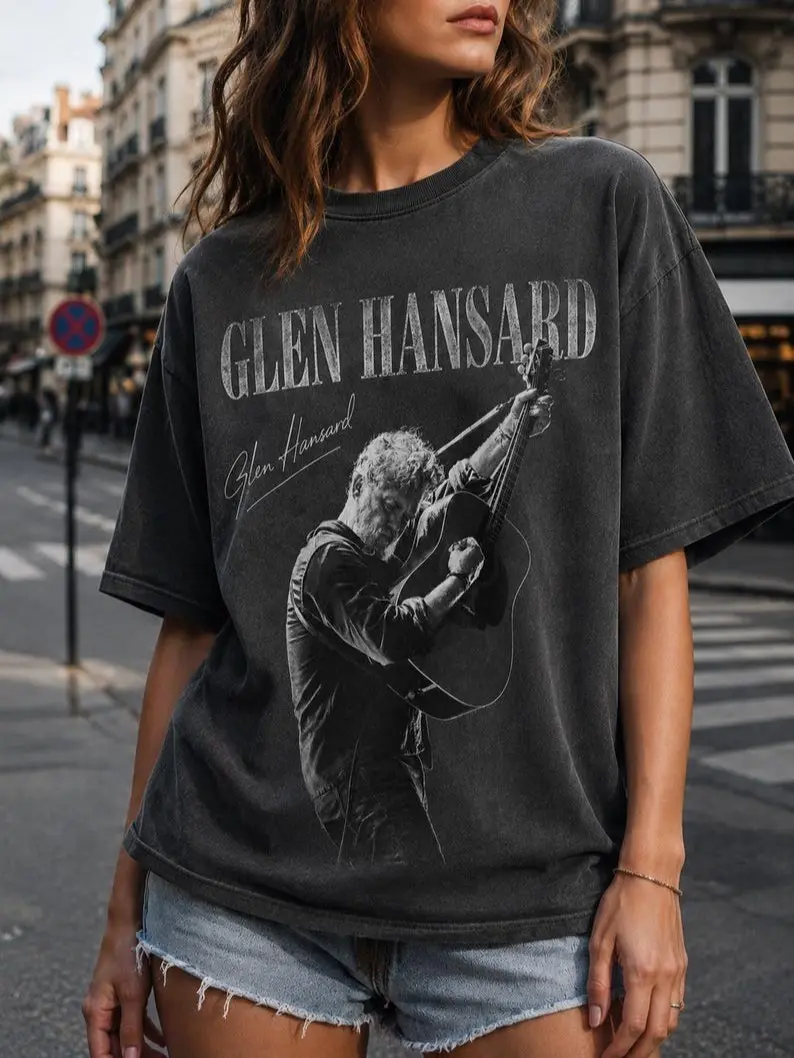 Glen Hansard Tribute Shirt, In Loving Memory Tee, Vintage Music Memorial T-Shirt, Acoustic Guitar Fan Gift, Forever Remembered Graphic Tee