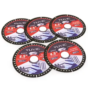 YUVIC 1/3 Pcs 4.5" Diamond Tile Cutting Blade Clean Cut Wheel Multifunctional Diamond Saw Blade Angle Grinder Cutting Disc