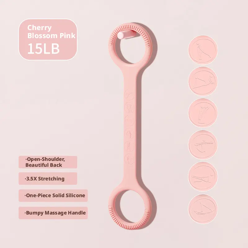 Thickened Round Handle--Pink 15 lbs