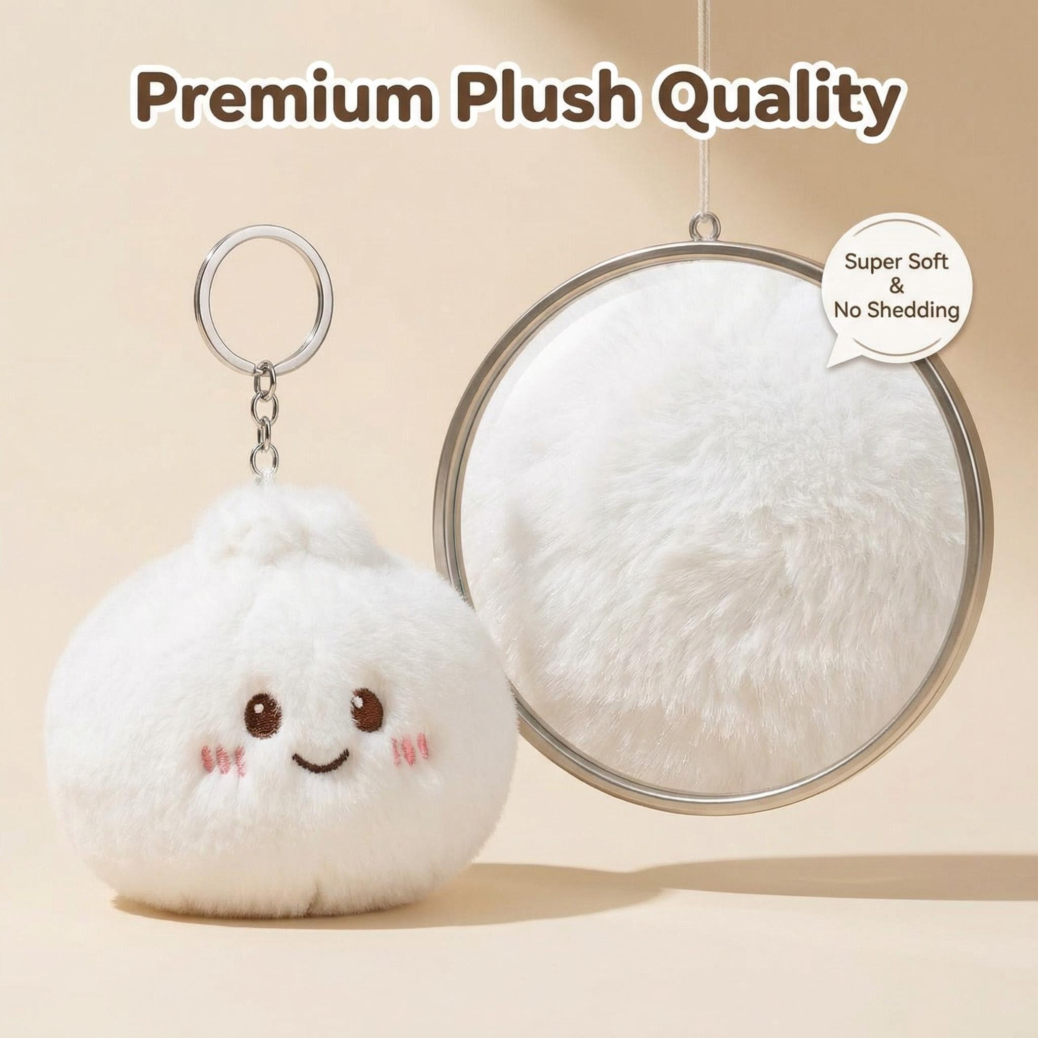 Mystery Squishy Steamed Bun Fidget Toy Cute Plush Blind Box