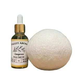 Valley Aromas Dryer Ball with 1oz High Quality Oil Fresh Scent Laundry Accessory for Home Goods Household Items Wool Perfume