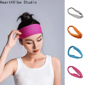 Women's Cooling Sports Headband — Sweat-Wicking, Non-Slip, and Absorbent Hairband for Running, Fitness, Badminton, and Yoga