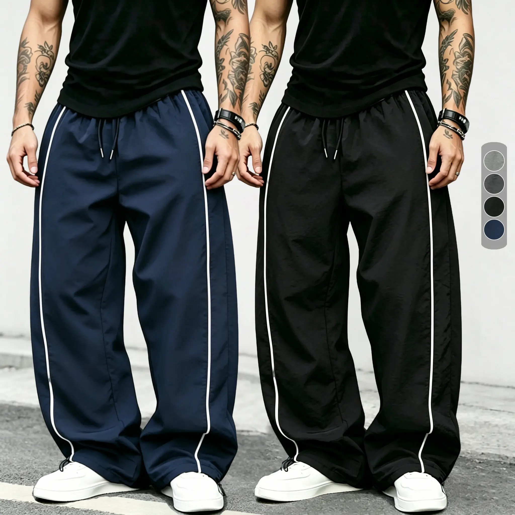 dark blue+black