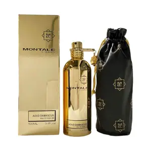 Montale Aoud Damascus Unisex EDP Intense Perfume - Agarwood Base, Rose Blend, Aromatic Oud Rose Unisex Fragrance, 3.4 fl oz, New Box