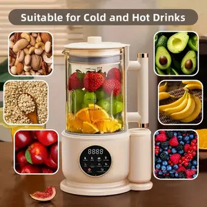 Nut Milk Maker 50oz,soy milk maker | Electric Food Processor, Portable household blender, 10-in-1 Plant-Based Milk Machine | Soy, Almond, Oat, Coconut Milk | Self-Cleaning, Delay Start, Quiet Operation, 24-Hour Timer