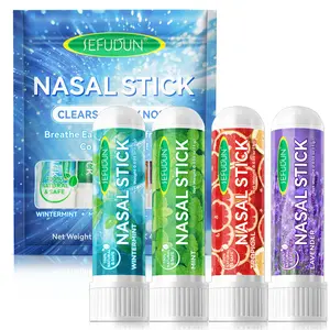 SEFUDUN Nasal Inhaler 4-Pack Daily Effectively relieves drowsiness during class, work, or driving, refreshing your mind and alertness. Easily fits in your pocket, backpack, or car storage compartment without taking up space.