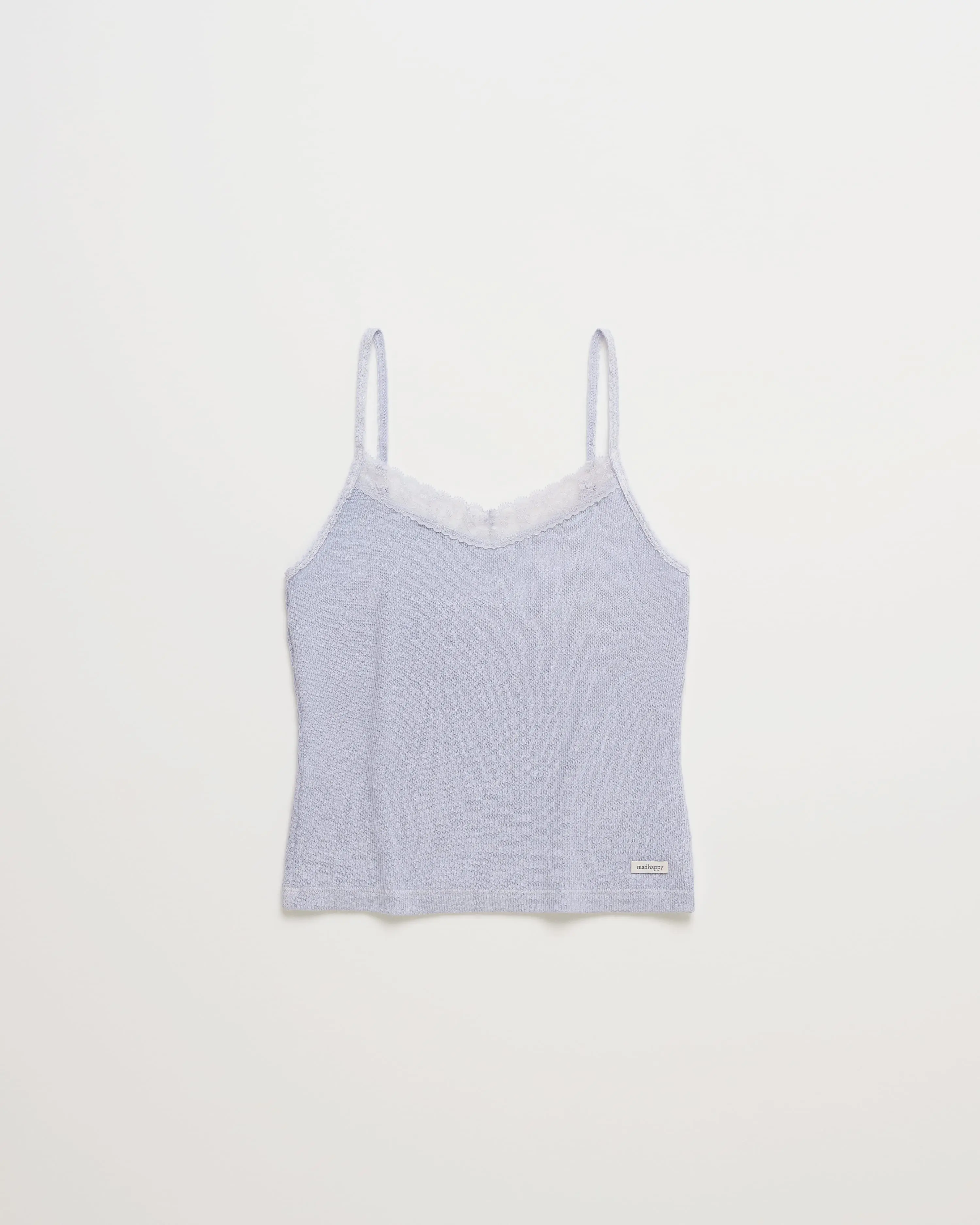 Thermal and Lace Tank Top