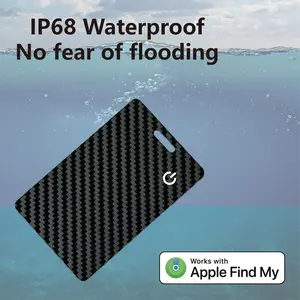 2026 Dual System Smart Wallet Location Card | Compatible with Apple Find My and Android | Rechargeable, IP68 Waterproof, Global Tracking (Suitable for Luggage/Passport/Wallet/Backpack)
