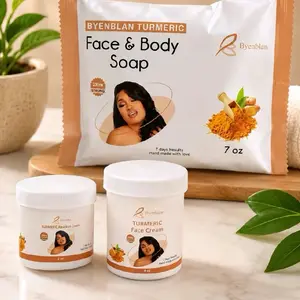 Mini set Soaps Turmeric & Body Cream / exfoliante gently