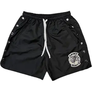 Saint Vanity Nylon Shorts Black