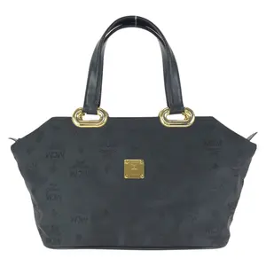 Pre-owned MCM Nylon Shoulder Bags Visetos Leather Handbag