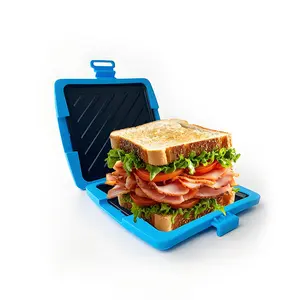 Silicone Sandwich Maker, Microwave Press Toastie, Reusable Bag, Grilled Cheese Panini, Breakfast Tiktok Viral, Kitchen Gadget, Lunch Box Essential
