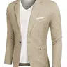COOFANDY Men's Slim-Fit 1-Button Casual Blazer - Lightweight Menswear Jacket with Long-Sleeve Shirt & Jeans Compatibility, Functional Pocket,sohochic