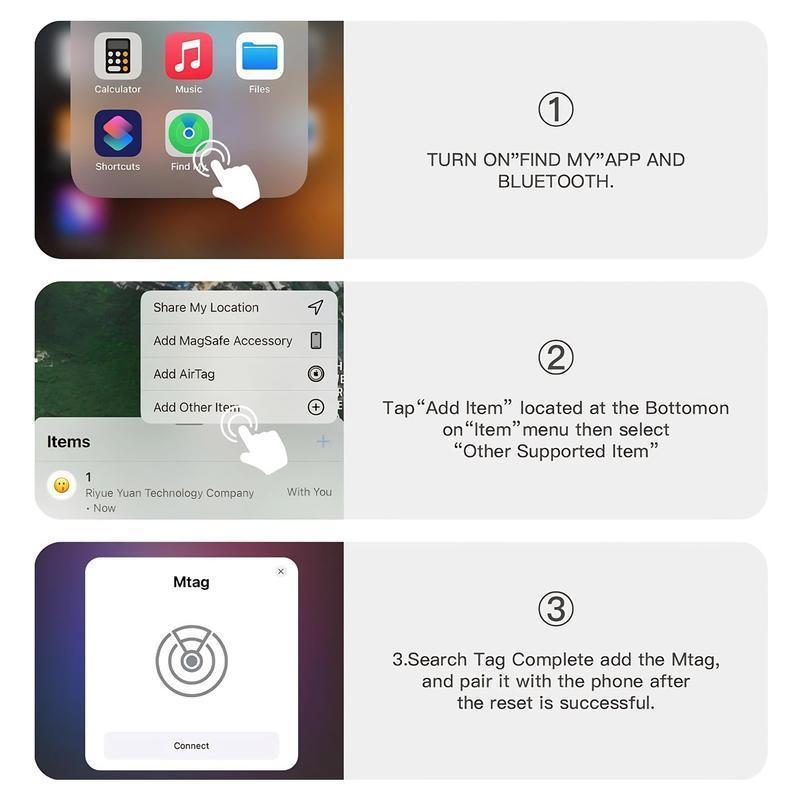 GPS Tracker for Car Mini Trackers Device with Weatherproof Magnetic Case No Monthly Fee Best Hidden GPS Trackers Anti-lost Device Works with Apple Find My Fathersdaygift