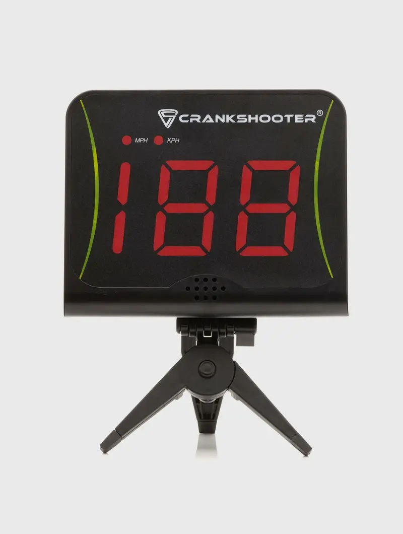 Open Box — Crankshooter® LaxRadar Lacrosse Shot Speed Radar, Voice & Digital Readouts