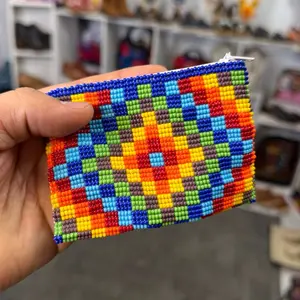 Monedero chaquira - handmade coin purses