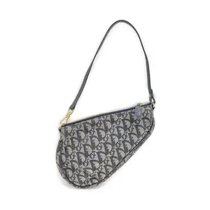 Pre-owned Dior canvas Shoulder Bags Trotter Saddle Shoulder Bag (261205019)