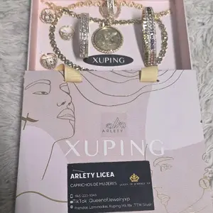 accessory box with bracelets, earrings, rings, bangle