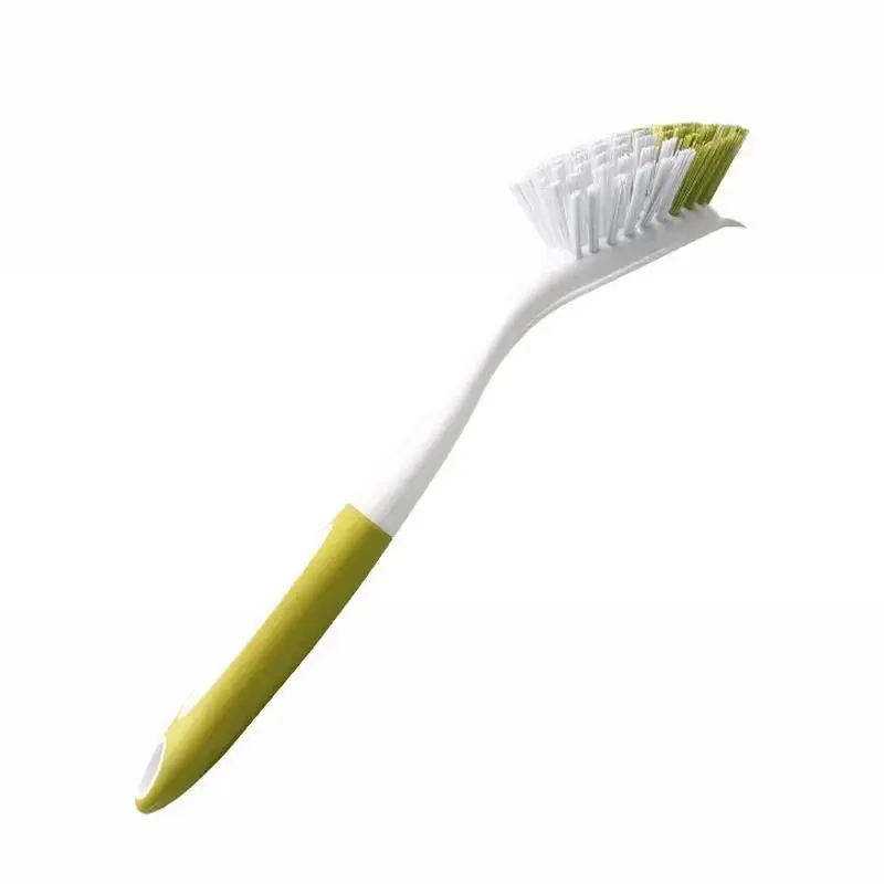 Premium Durable Plastic Pot Scrubber Brush with Handle, Reusable Kitchen Cleaning Tool Utensil for Dishwashing, OEM Cross-Border Factory Supply